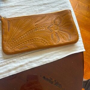 Small zip bag JL SALDNAR Leather zip bag